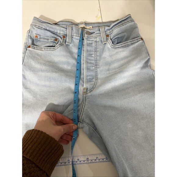 Levis Ribcage Bootcut 90s Faded Jeans Womens Size 30 - Picture 11 of 13